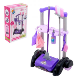 Детский игровой набор для уборки 0366A на тележке