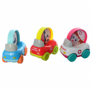 Детский набор машинок городских служб 3129B набор из 3х машинок
