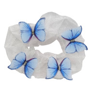 Детская резинка для волос «Воздушная Бабочка» 0303-846 синяя