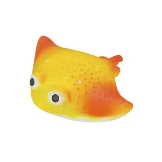 Детская игрушка-антистресс "Скат" MS 3827(Yellow) с мукой, 11 см
