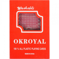 УЦІНКА! Карти гральні, пластикові 1 колода 95306-1(Red)-UC