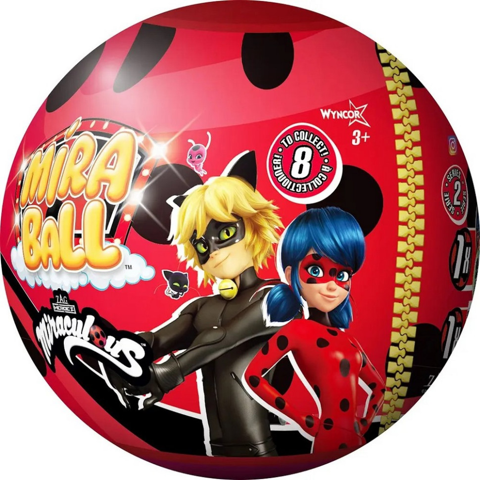 Дитяча м'яка іграшка-сюрприз Miraculous M14007 в асортименті - гурт(опт), дропшиппінг 