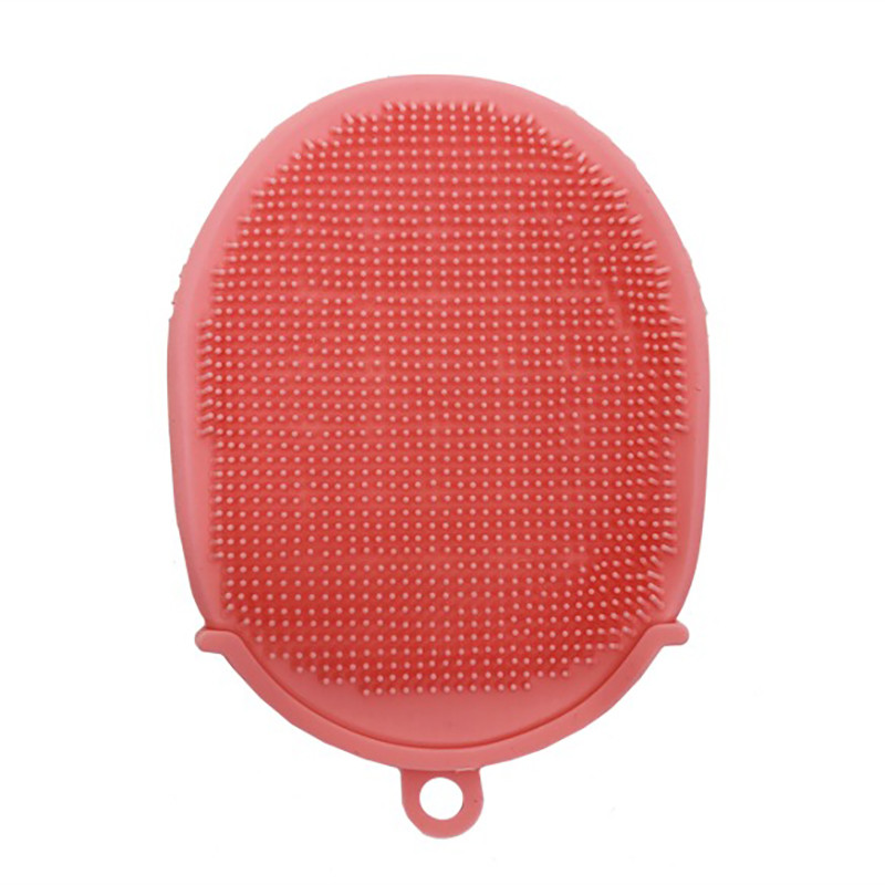 Силиконовая мочалка-перчатка для купания MGZ-0929(Pink) опт, дропшиппинг