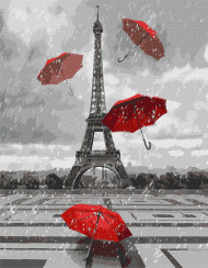 Картина по номерам "Любимый Париж" Идейка KHO3622 35х45 см
