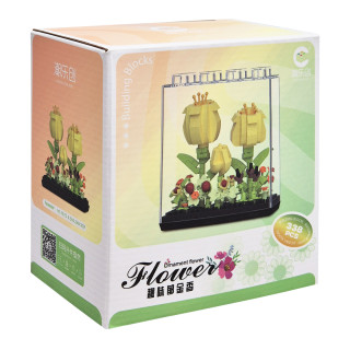 Детский Конструктор Ornament Flower 7375 в колбе, 338 деталей