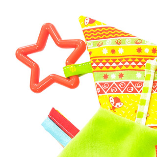 Забавка-подвеска "Звездочка с кольцами" МС 030602-02(Green)