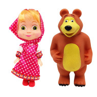 Кукла по мотивам мультфильма "Маша и Медведь" 8899-15(Pink)