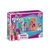 Детские Пазлы My Little Pony "Приключения Санни, Пипп и Зипп" DoDo 200138 60 элементов, с фигуркой