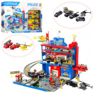 Игровой набор гараж Полицейский участок 566-14 с вертолетом