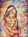 Картина по номерам по дереву. "Счастье материнства" ASW034, 30х40 см                                            опт, дропшиппинг
