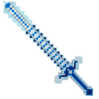 Детская игрушка Меч "Minecraft" MCR-M(Blue) световые и звуковые эффекты