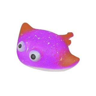 Детская игрушка-антистресс "Скат" MS 3827(Pink) с мукой, 11 см