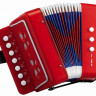 УЦЕНКА!!! Гармошка 6429Red-UC (Красный)/ M 835-H29006  в кор-ке, 19-18-11см опт, дропшиппинг