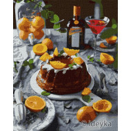 Картина по номерам "Апельсиновое наслаждение" Идейка KHO5616 40х50 см