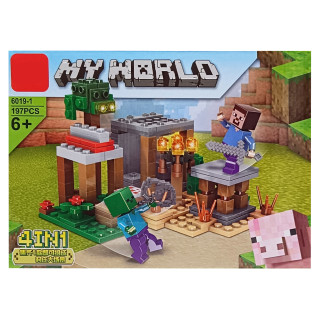 Дитячий конструктор Minecraft LD6019-1, 197 деталей