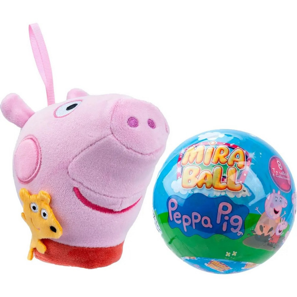 Дитяча м'яка іграшка-сюрприз Peppa Pig M14159 в асортименті - гурт(опт), дропшиппінг 