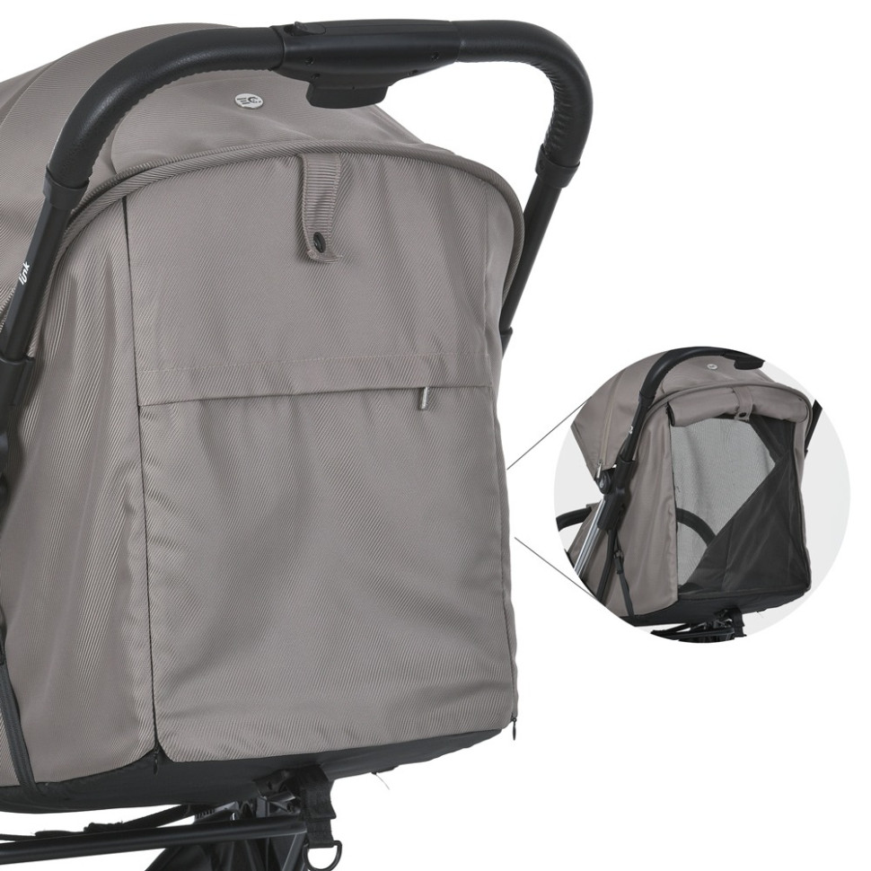 Коляска детская прогулочная LINK ME 1129 Beige Striped опт, дропшиппинг