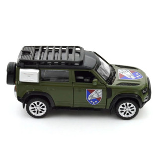 Автомодель серии "Шевроны Героев" Land Rover Defender 110 "25 ОПДБр" TechnoDrive 250289M
