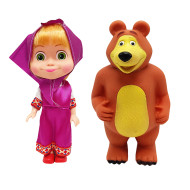 Кукла по мотивам мультфильма "Маша и Медведь" 8899-15(Violet)