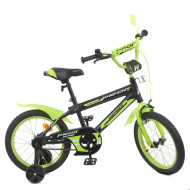 Велосипед детский PROF1 Y16321 16 дюймов, салатовый