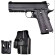 Детский пистолет на пульках "Colt 1911 Rail" Galaxy G25+ металл черный с кобурой опт, дропшиппинг