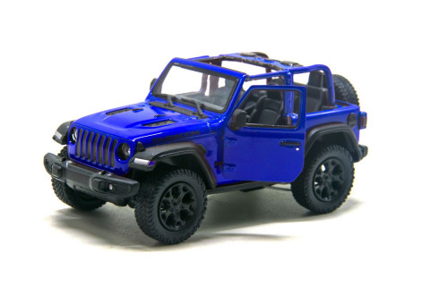 Коллекционная игрушечная модель джипа JEEP WRANGLER 5'' KT5412WA металлический