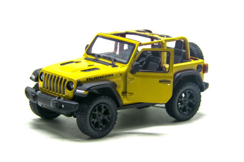 Коллекционная игрушечная модель джипа JEEP WRANGLER 5'' KT5412WA металлический