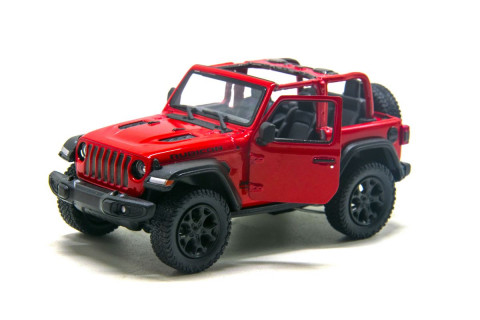 Коллекционная игрушечная модель джипа JEEP WRANGLER 5'' KT5412WA металлический