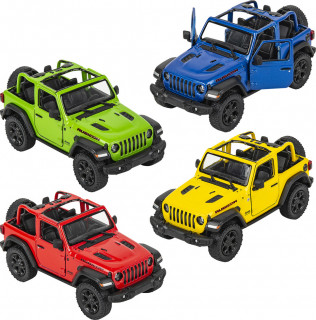Коллекционная игрушечная модель джипа JEEP WRANGLER 5'' KT5412WA металлический