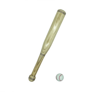 Біта дерев'яна для бейсболу Legioners Baseball NE-BB-50, 50 см