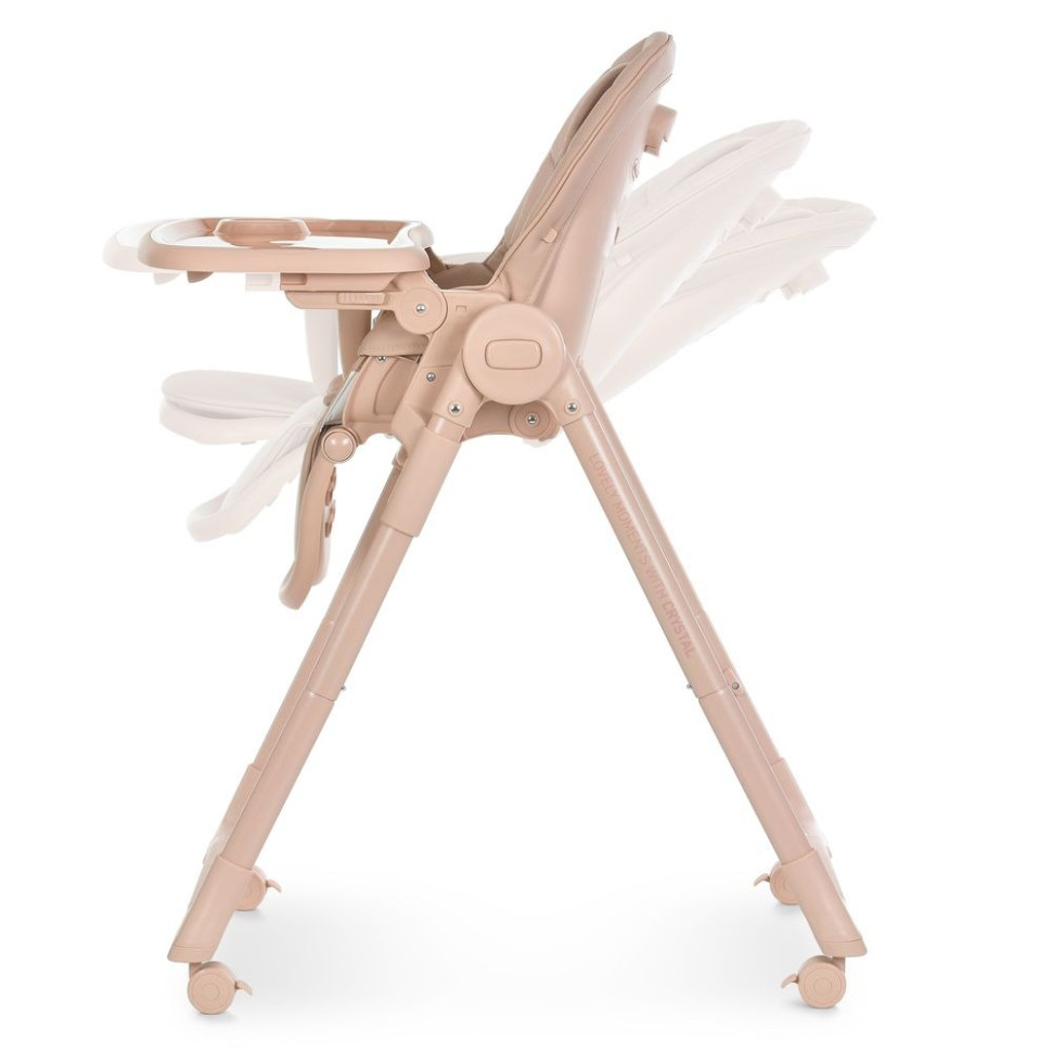 Детский стульчик для кормления CRYSTAL ME 1037 Nude Pink опт, дропшиппинг