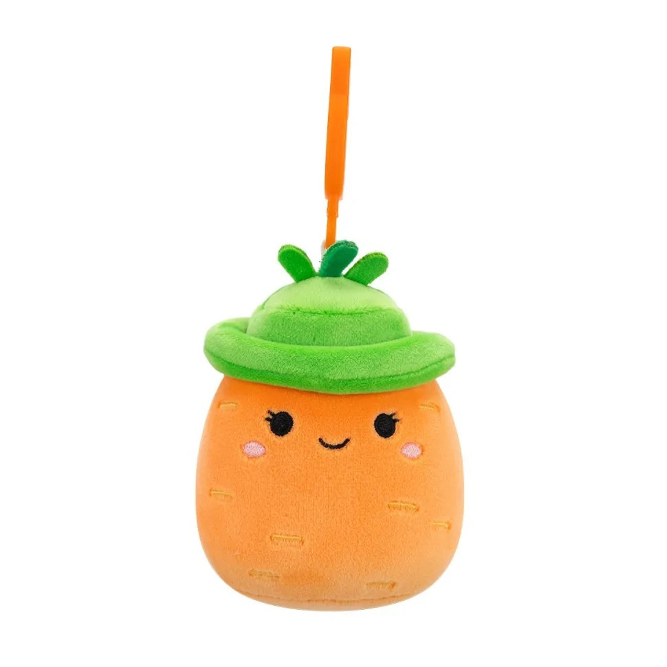М'яка іграшка на кліпсі Морквина Кароліна Squishmallows SQCP00462, 9 см - гурт(опт), дропшиппінг