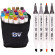 Набор скетч-маркеров 24 цвета BV800-24 в сумке опт, дропшиппинг