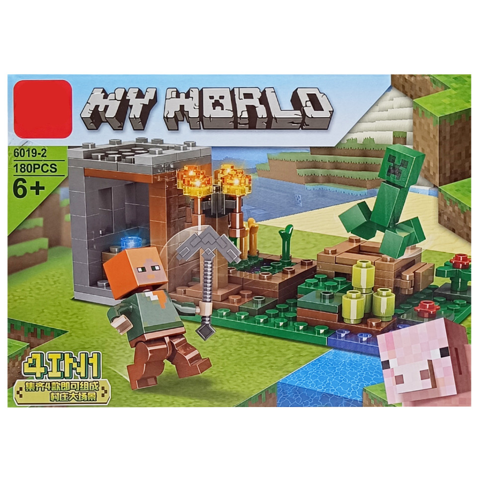 Детский конструктор Minecraft LD6019-2, 180 деталей опт, дропшиппинг