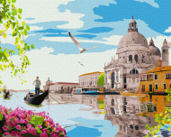 Картина по номерам "Яркая Венеция" Идейка KHO3620 40х50 см                                             