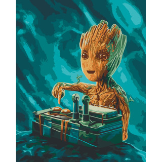 Картина по номерам "DJ Малыш Грут" Art Craft 16001-AC 40х50 см