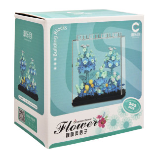 Детский Конструктор Ornament Flower 7377 в колбе, 343 детали