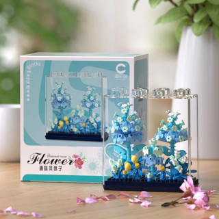 Детский Конструктор Ornament Flower 7377 в колбе, 343 детали