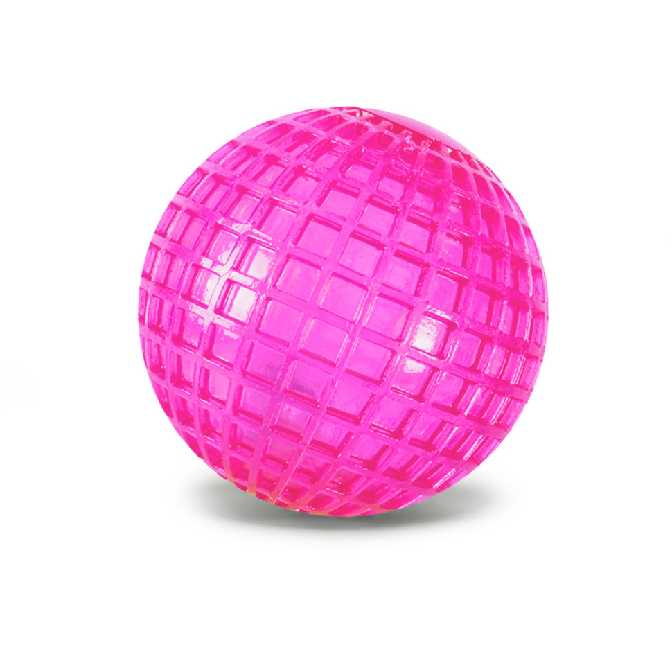 Детский мяч Попрыгунчик Диско PR2516(Pink) светящийся, 6,5 см опт, дропшиппинг