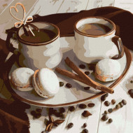 Картина по номерам "Кофе со вкусом любви" ©katryn_elen Идейка KHO5645 40х40 см
