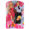 Кукла типа Барби с Кеном, семья DEFA 8386-BF на шарнирах опт, дропшиппинг