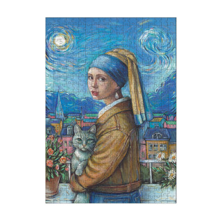 Пазл "Art: Девушка с жемчужной серьгой" 300680, 500 элементов