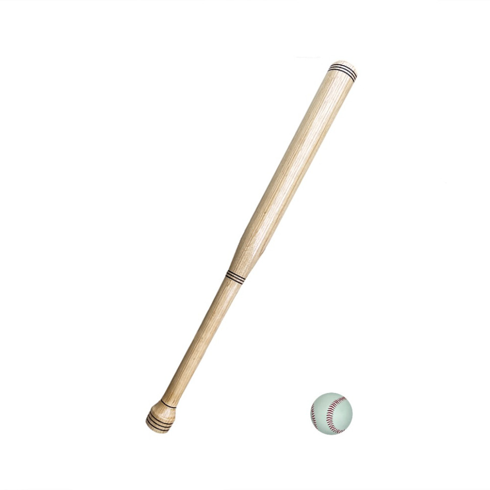 Бита деревянная для бейсбола Legioners Baseball NE-BB-60, 60 см опт, дропшиппинг