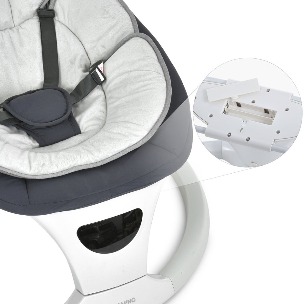 Укачивающий центр ME 1175 Medium Gray, с пультом управления, до 9 кг опт, дропшиппинг