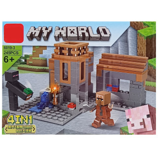 Дитячий конструктор Minecraft LD6019-3, 245 деталей