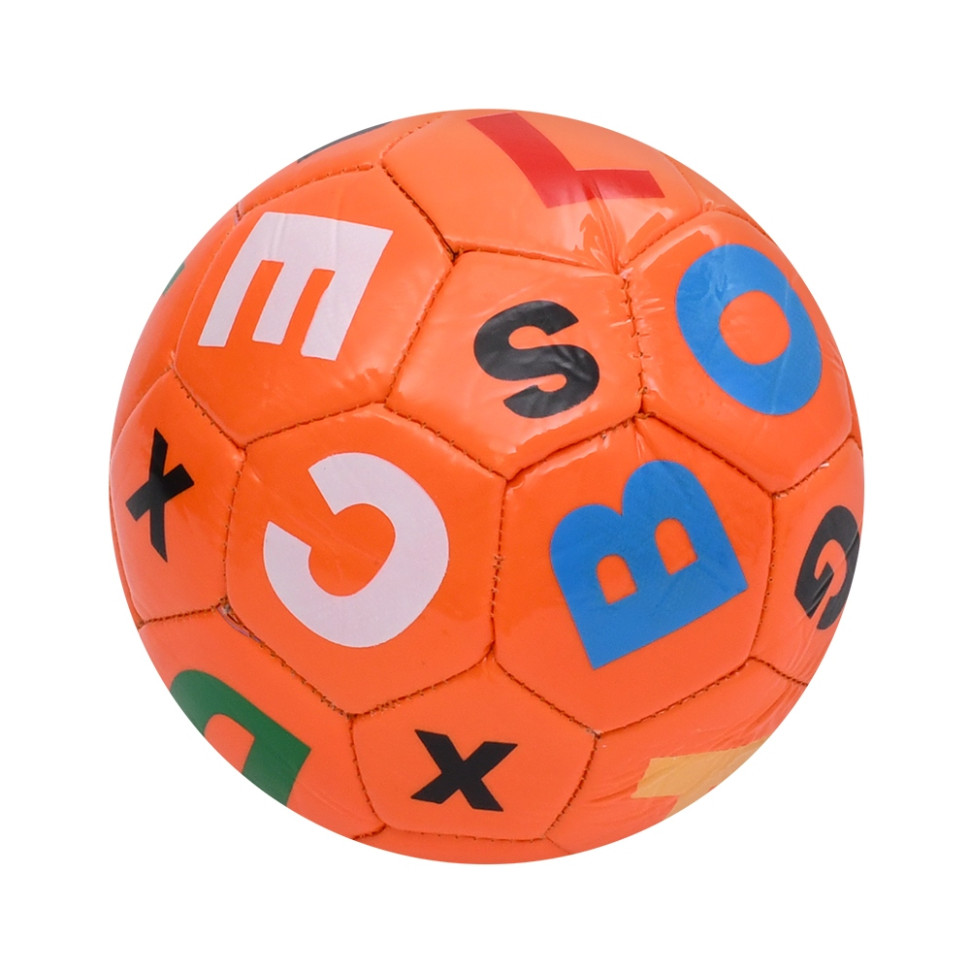 Мяч футбольный Alphabet MS 4833(Orange) размер №2, 90 г, в пакете опт, дропшиппинг