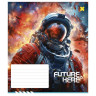 Тетрадь ученическая «Future is Here» 012-3417K-2 в клеточку, 12 листов опт, дропшиппинг