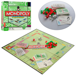 УЦЕНКА!!! Настольная игра Монополия 6123UA-UC жетоны, карточки, кубики