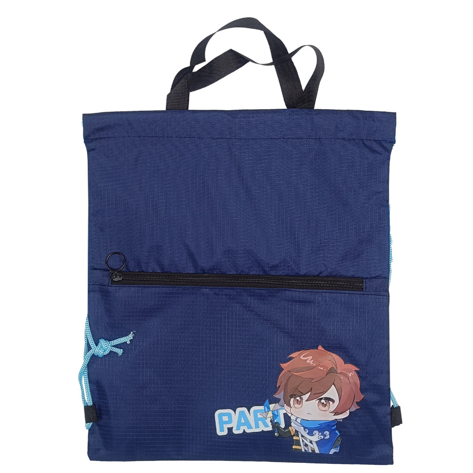 Детская сумка для обуви «Anime» 2-54-1(Blue) 40 x 35 см  опт, дропшиппинг