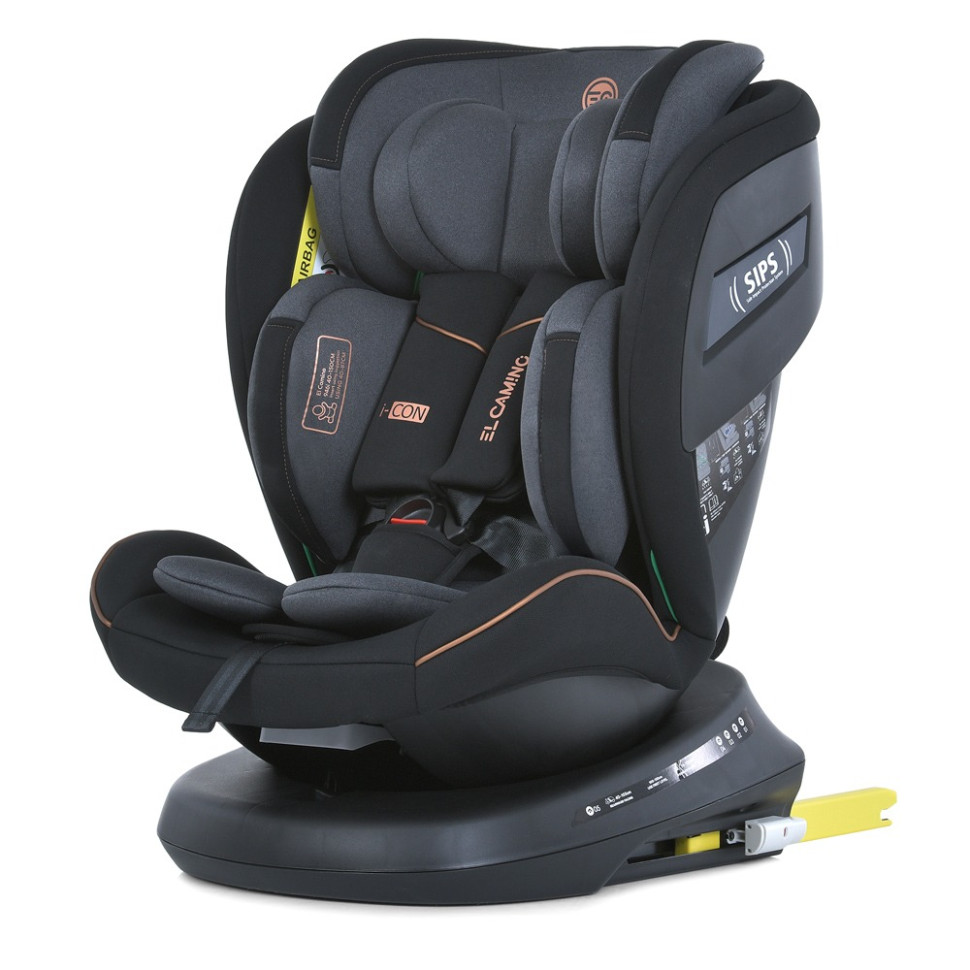 Автокресло I-CON ME 1117 Melange Midnight, группа 0+/1-2-3, isofix, поворот 360 опт, дропшиппинг